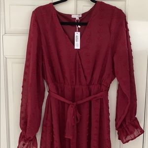 Baltic Born Size XL Burgundy Dress